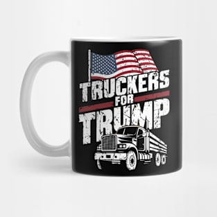 Truckers For Trump Election America Mug